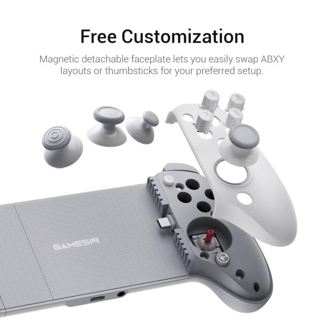GameSir G8+MFi スマホコントローラー iPhone/iPad mini/Android 対応 スマホ有線コントローラー MFi認証 Type-C 直挿し 伸縮式 125〜215m_5