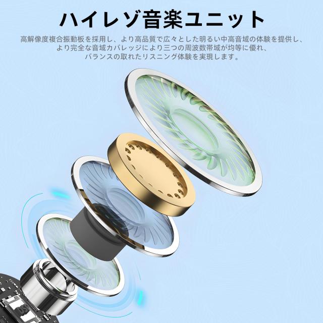 イヤホン 有線 【2025年最新設計】 イヤホン iphone 純正 HiFi音質 音量調整 通話可能 小型軽量 iPhone14/13/12/11/iPad/iPad Pro デバイ