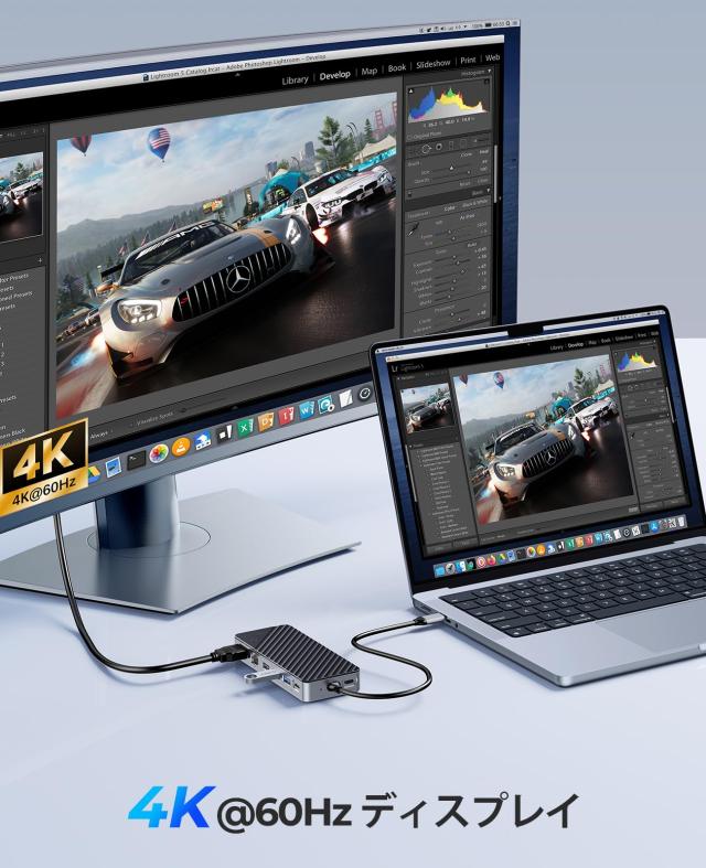 ORICO 8-in-1 USB-C ドッキングステーション M.2 SSD外付けケース OM28PR_4