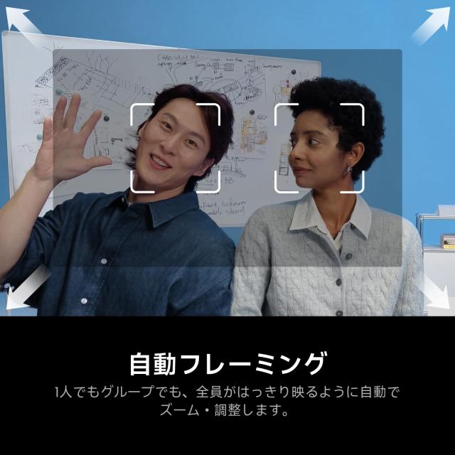 Insta360 Link 2C Pro Webカメラ 4K ウェブカメラ 1/1.3インチセンサー、低照度、オートフレーミング、HDR、マイク付き 指向性ノイズキャ_3