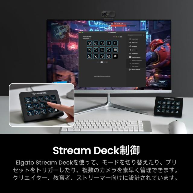 Insta360 Link 2C Pro Webカメラ 4K ウェブカメラ 1/1.3インチセンサー、低照度、オートフレーミング、HDR、マイク付き 指向性ノイズキャ_5