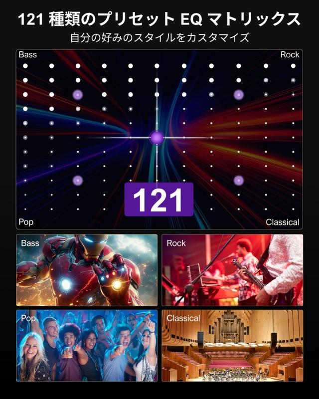 ULTIMEA サウンドバー 7.1ch Dolby Atmos 350W サブウーファー＆サラウンドスピーカー付き HDMI eARC/Bluetooth/光/AUX/USB対応 BassMX搭_8
