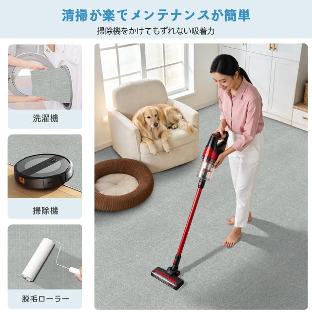 【Amazon.co.jp 限定】Keilymat タイルマット 吸着マット ジョイント 設置簡単 防音シート 子供 ペット保護 フローリング ずれない 洗え_4