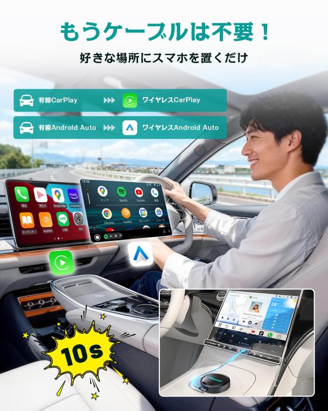 Ottocast P3 Pro オットキャスト OttoAibox P3 Pro 最新 8GB＋128GB