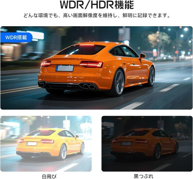 OKYES ドライブレコーダー ミラー型 分離【2026年革新｜前4K+後2.5K｜カメラ分離式｜ズーム機能＆128GBメモリカード付属】 ドラレコ 前後