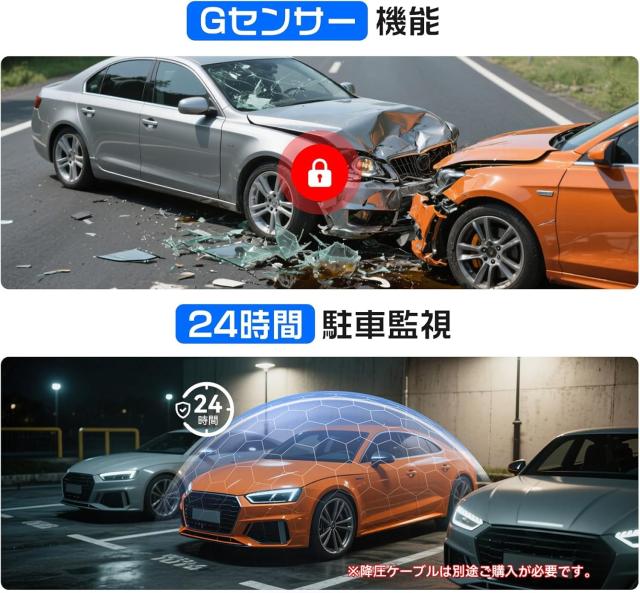 OKYES ドライブレコーダー ミラー型 分離【2026年革新｜前4K+後2.5K｜カメラ分離式｜ズーム機能＆128GBメモリカード付属】 ドラレコ 前後