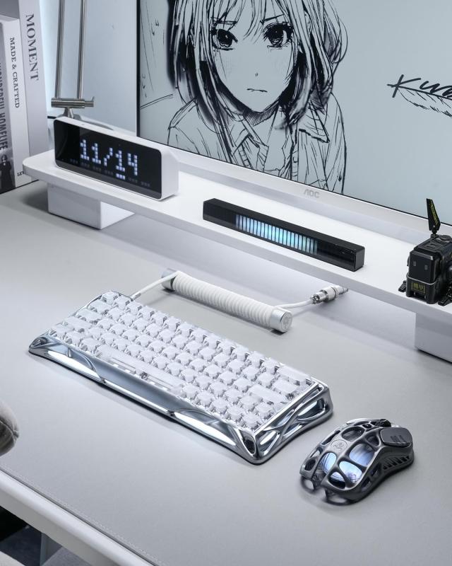 0.005mmラピッドトリガー搭載 GravaStar Mercury V60 PRO ゲーミング