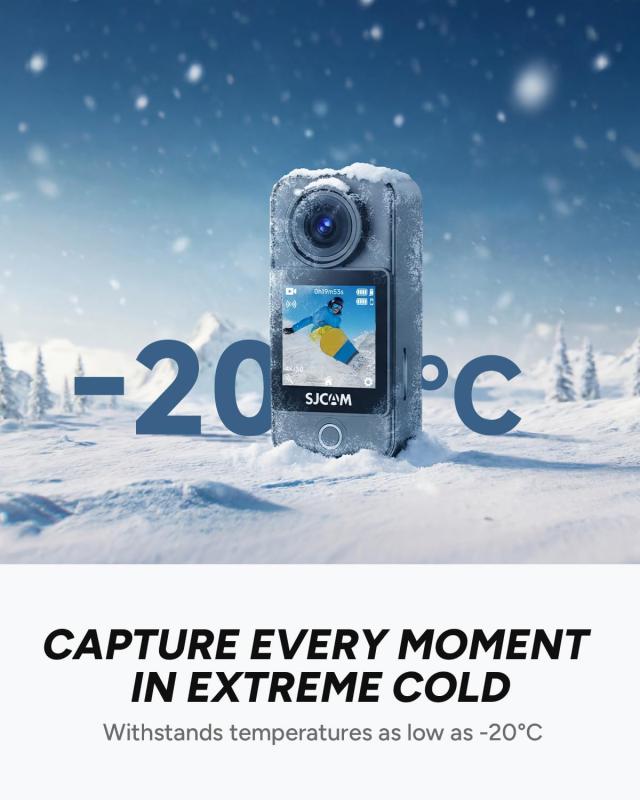 SJCAM C400Pocket 4K Vlogカメラ ホワイト 防水30M POVカメラ_1