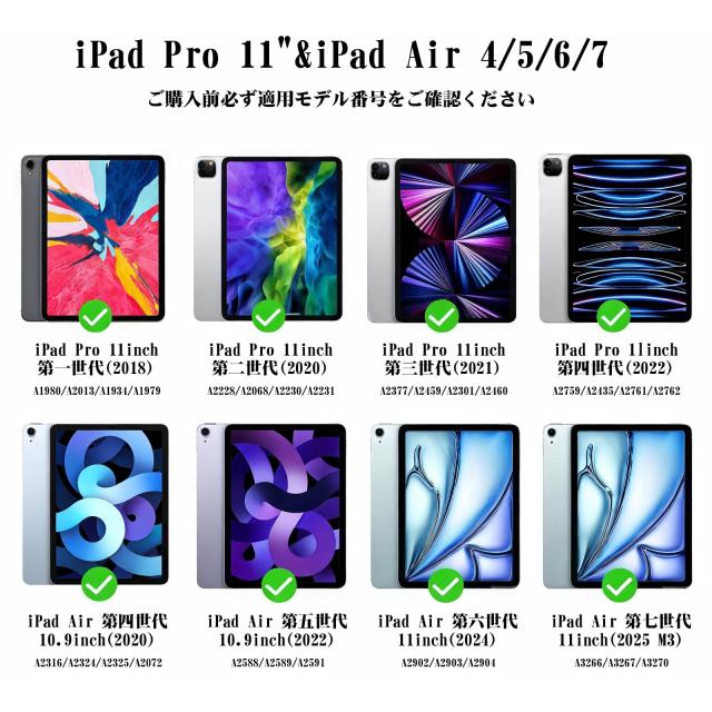 Bettdow【新設計-スマート接続】スマートキーボード2025 iPad Air 第7