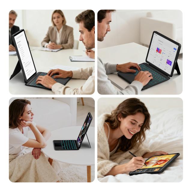 Bettdow【新設計-スマート接続】スマートキーボード2025 iPad Air 第7