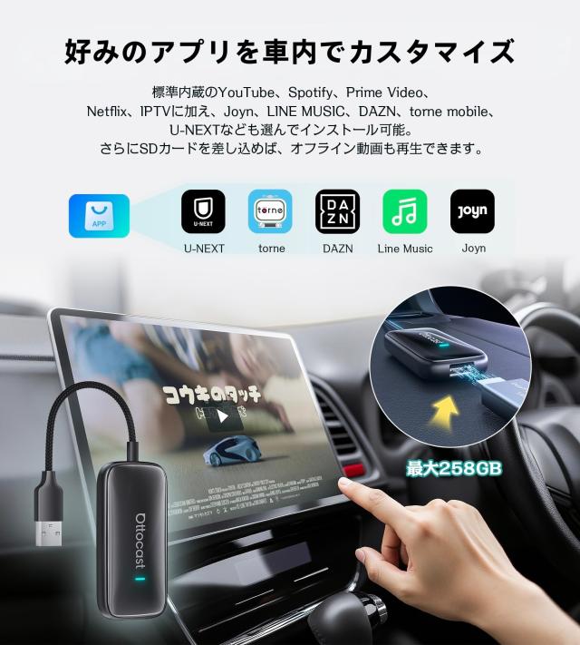 オットキャスト Ottocast Play2Video Ultra 2025新型 Ottocast Play2Video Ultra オットキャスト OttoStar 2025新型