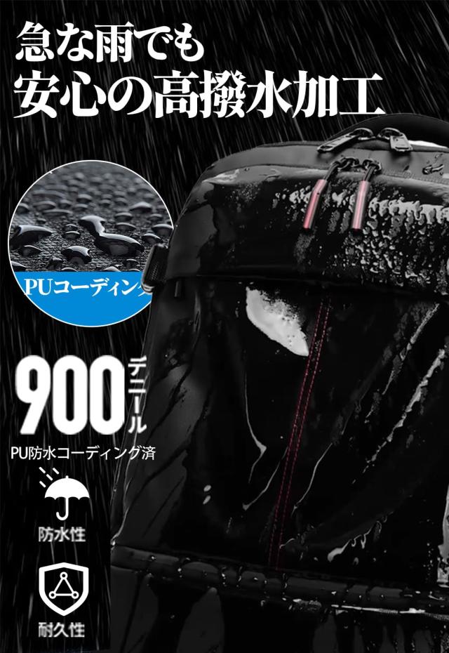[sushoori] リュック ビジネスリュック バックパック リュックサック 大容量 60L 真空圧縮 電動ポンプ付 メンズ 拡張 TSAロック 盗難防止_7