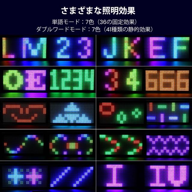Betopper LF105 150W ステージストロボライト、RGBW LEDステージライトバー、7x15ピクセルコントロールゾーン、30Hzストロボスピード、DM_2