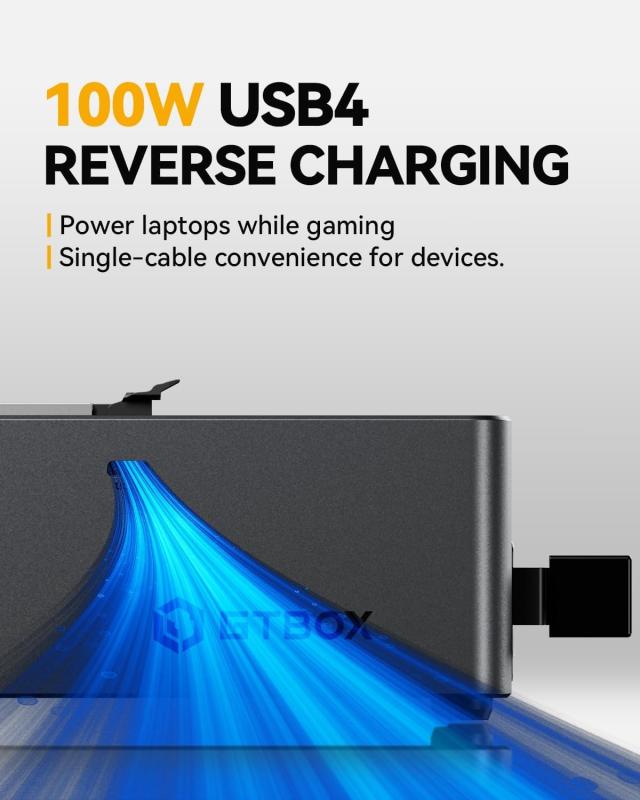 GTBOX G-Dock EGPUドック ドッキングステーション OCulinkポート USB4.0ポート 100W逆給電 800W電源内蔵 外付けGPU グラフィックボード_5