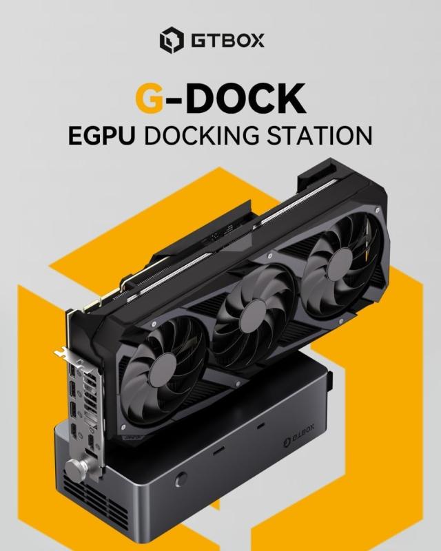 GTBOX G-Dock EGPUドック ドッキングステーション OCulinkポート USB4.0ポート 100W逆給電 800W電源内蔵 外付けGPU グラフィックボード_6
