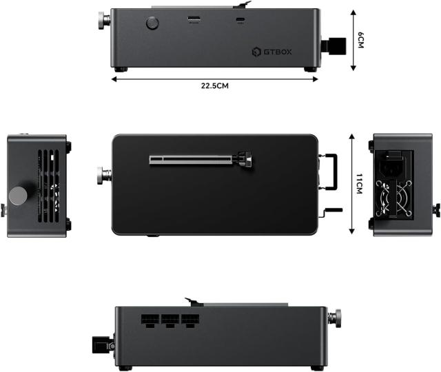 GTBOX G-Dock EGPUドック ドッキングステーション OCulinkポート USB4.0ポート 100W逆給電 800W電源内蔵 外付けGPU グラフィックボード_8