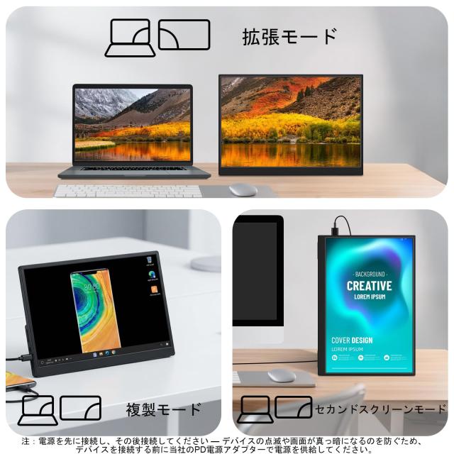 モバイルモニター タッチパネル 15.6インチ (1920*1080) Amazon.co.jp