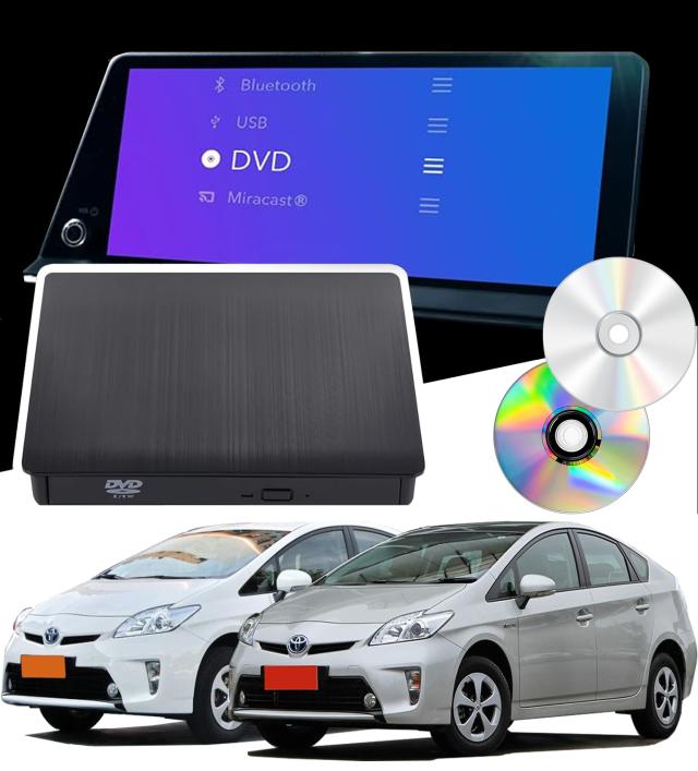 プリウス60系適用】MKVAOR車載DVDプレーヤー 車用CDプレーヤー 純正