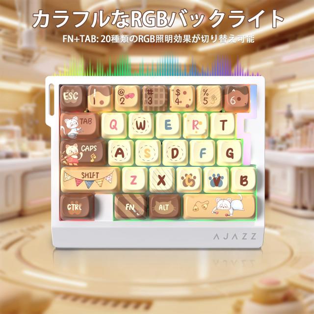 AJAZZ AK029 片手ゲーミングキーボード メカニカルキーボード ラピッドトリガー対応 29キー配列 磁軸対応 8000Hzポーリングレート0.01mm_6