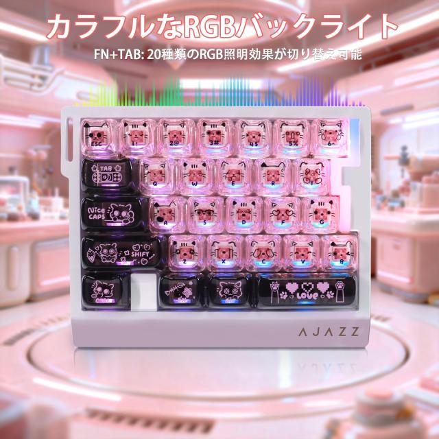 AJAZZ AK029 片手ゲーミングキーボード メカニカルキーボード ラピッドトリガー対応 29キー配列 磁軸対応 8000Hzポーリングレート0.01mm_6