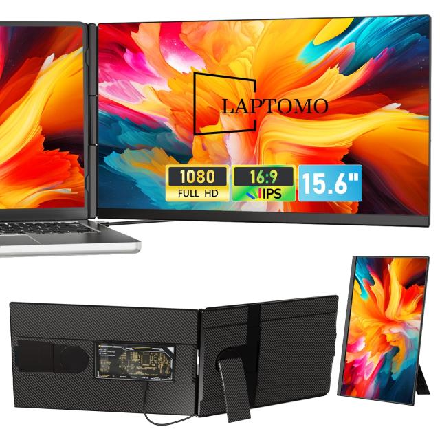 Laptomo P5 デュアルモニター 15.6インチ IPS モバイルディスプレイ