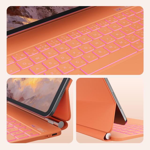 iPad Air 11 インチ(M3 2025 年モデル/M2 2024 年モデル)、iPad Air 第5/4世代 および iPad Pro 11 インチ(第4/3/2/1 世代)用 磁気キーボ_6