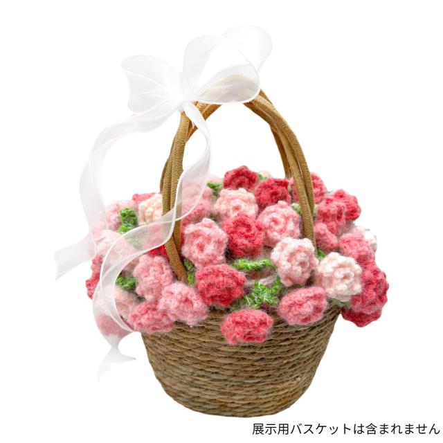 KANARI 花束ブランケット 100%手編み 完成品 サイズ 100cm ひざ掛け 母の日プレゼント 彼女への贈り物 誕生日 バレンタイン 結婚祝い お_5