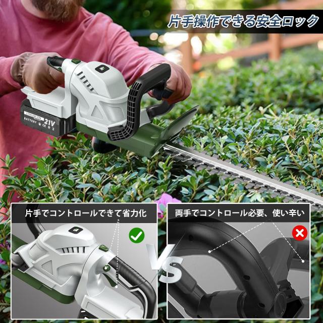 2026新登場強化版 ヘッジトリマー 充電式 電動ヘッジトリマー 90 ハンドル方向調整 デジタル残量表示 18Vマキタバッテリー対応可能 の通販は - ふうりん 店 通販サイト