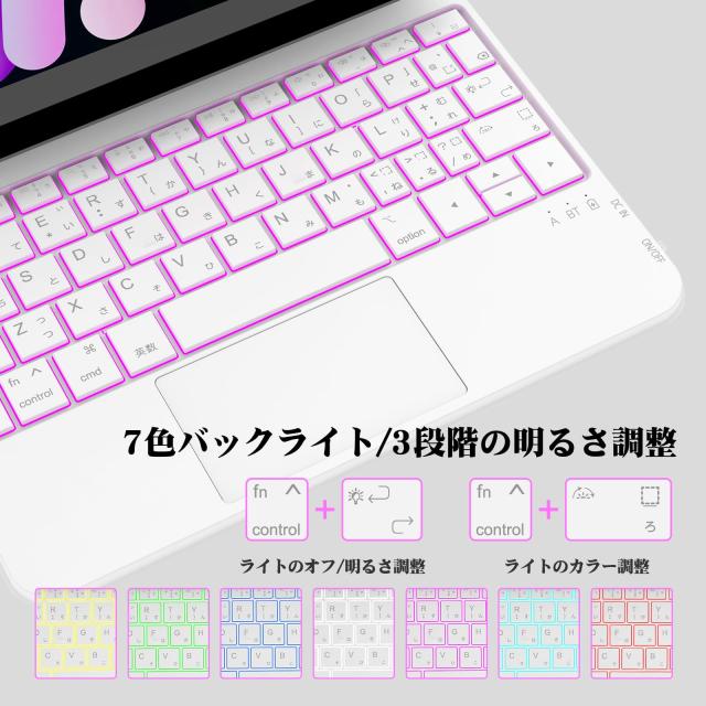 BETTDOW マジックキーボード 2024 Mini 7 A17 Pro 第7世代＆2021 Mini 6 第6世代8.3インチ対応 磁気キーボードケース Mini 第6/7世代通用_5