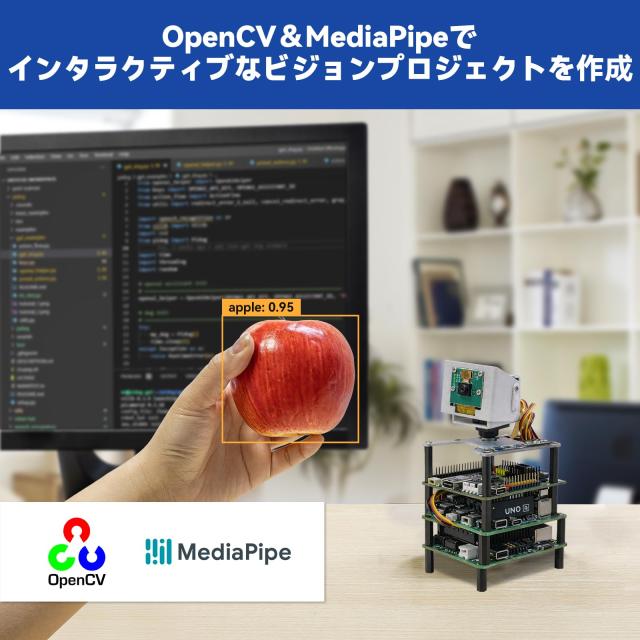 SunFounder AI Fusion Lab キット Raspberry Pi 5/4/3B+/Zero 2W対応｜マルチLLM対応（ChatGPT/Gemini/Grokなど）OpenCV・MediaPipe・Pyt_6