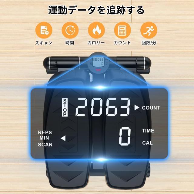 JPStriv ステッパー 静音 負荷調節 踏み台昇降 コンパクト グレー_4