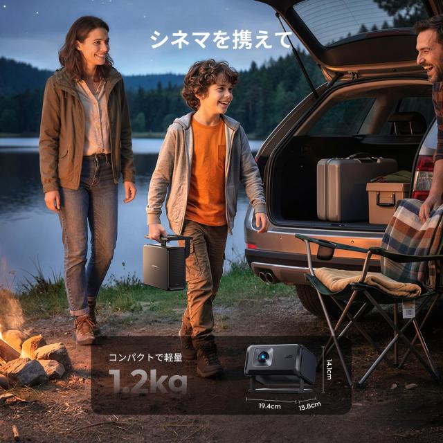 Google TV・AI搭載＆プロジェクター 天井投影 家庭用【Netflix対応・YouTube・Prime Video 10,000+アプリ】4K対応1080P 短焦点プロジェク_4