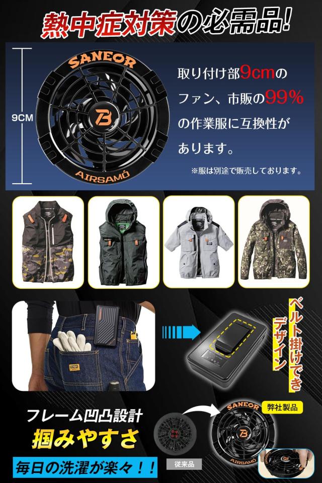 2026衝撃登場 53V業界超強】ファンバッテリーセット 46500mAh大容量