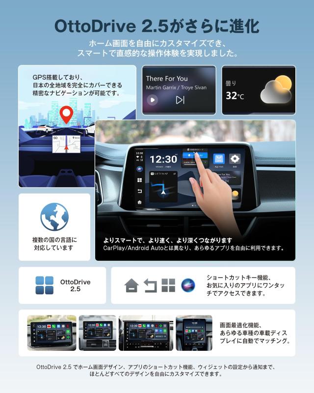 公式】オットキャスト OttoAibox E2 Ottocast 2026新型 Android 13