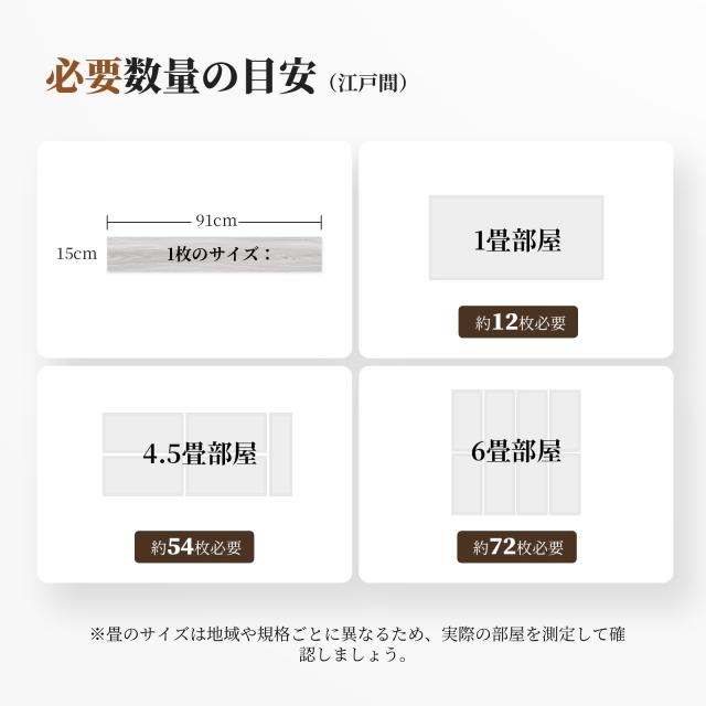 貼るだけ簡単！フロアタイル 54枚入り 約4.5畳 フロアマット フローリングシート 木目 DIY リフォーム 模様替え ウッドカーペット 土足OK