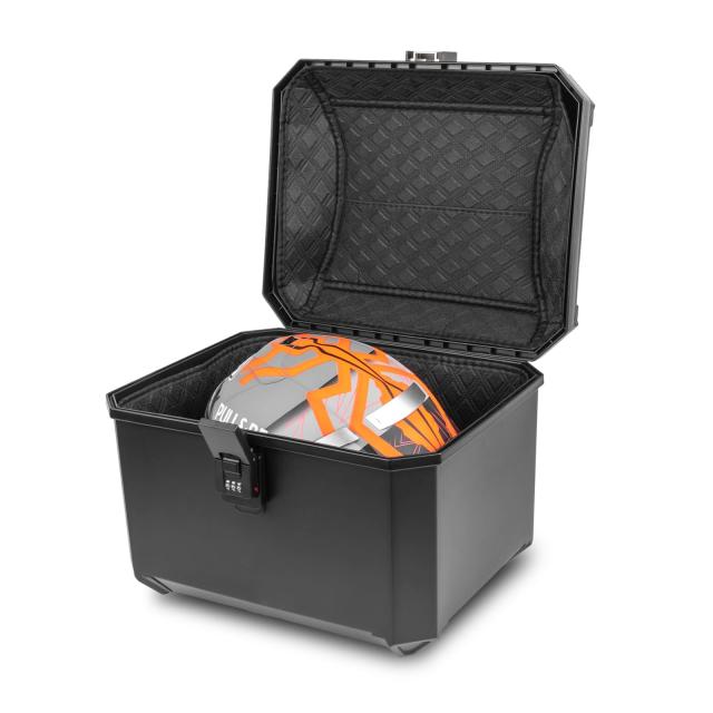 HI-LINE バイク リアボックス 45L ダイヤルロック トップケース 汎用