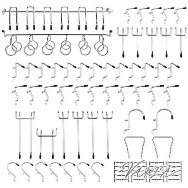 Odowalker 有孔ボード フック メッシュフック パンチングボードフック 53個セット 有孔ボード用フック 金具 穴ピッチ25mmの通販はau  PAY マーケット - VRALA au PAY マーケット店