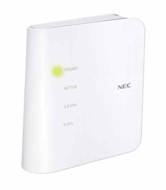 NEC 無線LAN Atermシリーズ 新規単体 WiFi ルーター Wi-Fi5 (11ac) / WF1200CR 3ストリーム (5GHz帯 / 2.4GHz帯) ？PA-WF1200CR ホワイト