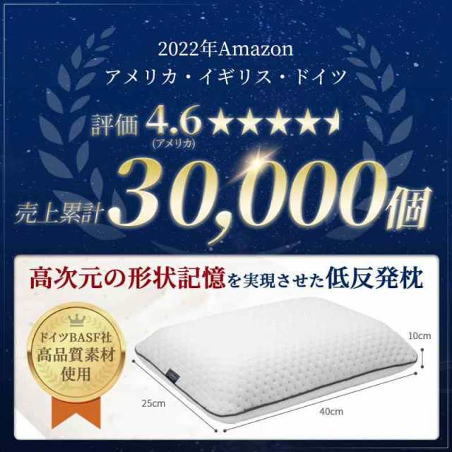 alkamto トラベル＆キャンプ枕 低反発まくら ドイツBASF社製メモリー