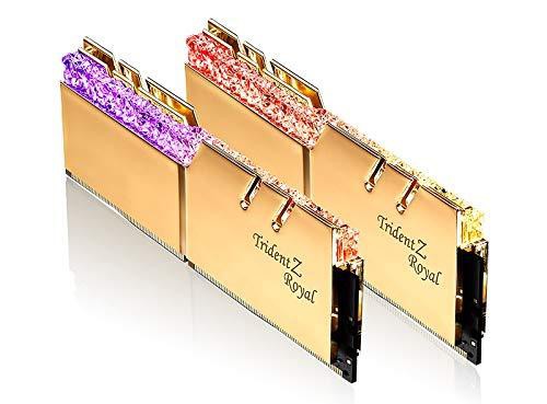 G.Skill DDR4メモリ TridentZ Royalシリーズ DDR4-4800 16GBKit（8GB×2枚組）国内正規品 特典ステッカー付き F4-4800C19D-16GTRGC