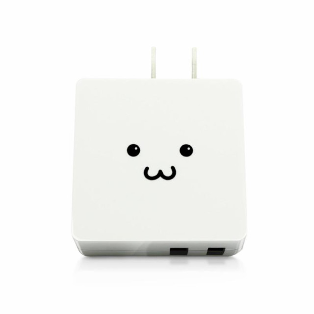 エレコム USB コンセント 充電器 合計2.0A USB-A×2 【 iPhone ( iPhone13シリーズ対応 ) / Android / タブレット  対応 】 ホワイトフェの通販はau PAY マーケット - Grafort