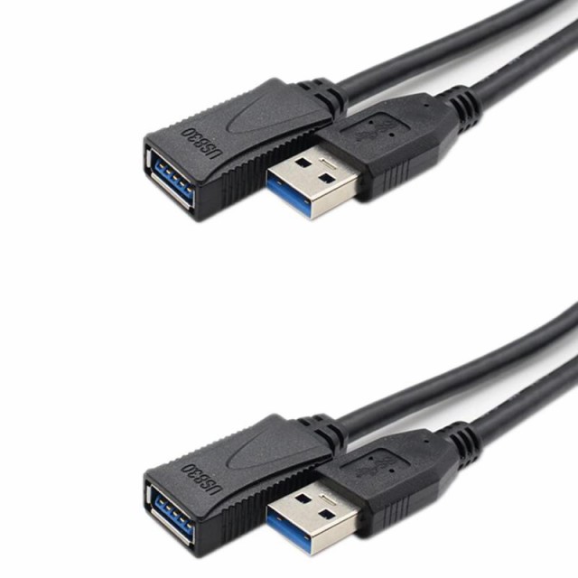 istar(アイスター) USB延長ケーブル 3m 5m 2本セット USB 3.0 対応 延長コード パソコン プリンター USBメモリー デスクトップ USB3.0 延