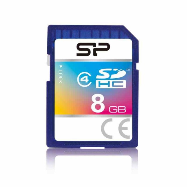 シリコンパワー SD 2GB SDHC Class4 (8GB, SDHCカード)