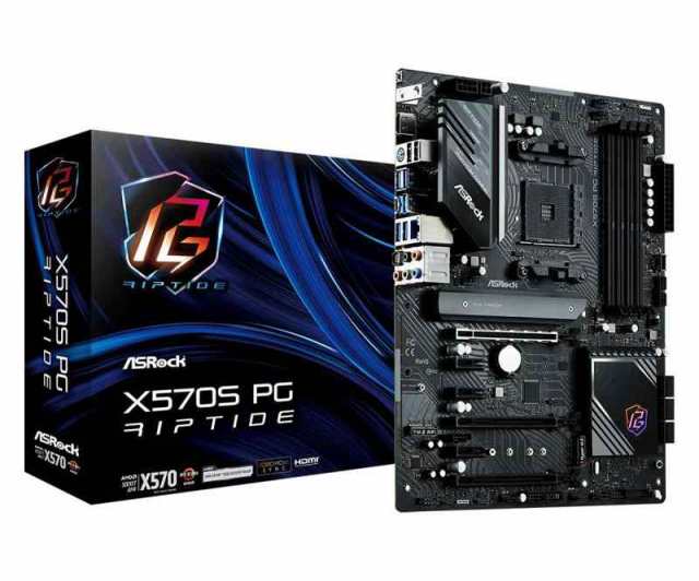 ASRock マザーボード X570S PG Riptide AMD Ryzen 5000 シリーズ CPU (Soket AM4) 対応 X570 ATX マザーボード 【国内正規品】