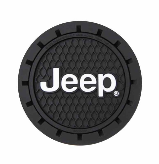 Plasticolor 000652R01 Jeep ロゴ カップ ホルダー コースター