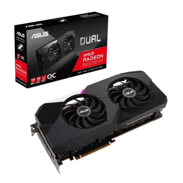 ASUS Dual Radeon RX 6700 XT 搭載ビデオカード OC edition 12GB GDDR6 / DUAL-RX6700XT-O12G blackの通販は