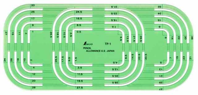 シンワ測定(Shinwa Sokutei) テンプレート コーナー定規 66031