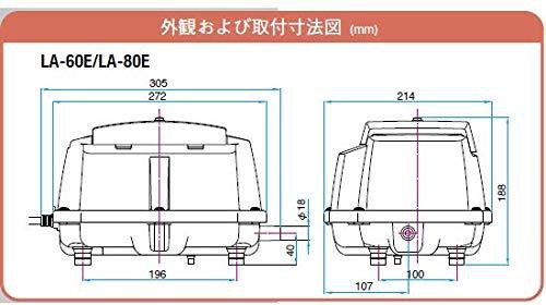 単独・小型合併浄化槽用ブロア メドーブロワ LA-60E 日東工器の通販は