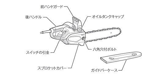 マキタ(Makita) 電気チェンソー ガイドバー350mm 緑-