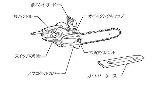 マキタ(Makita) 電気チェンソー ガイドバー300mm 緑 AC100V コード2m